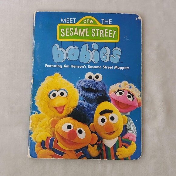 Meet The Sesame Street Babies Board Book Featuring Jim Hensons Muppets 1993 - Picture 3 of 8